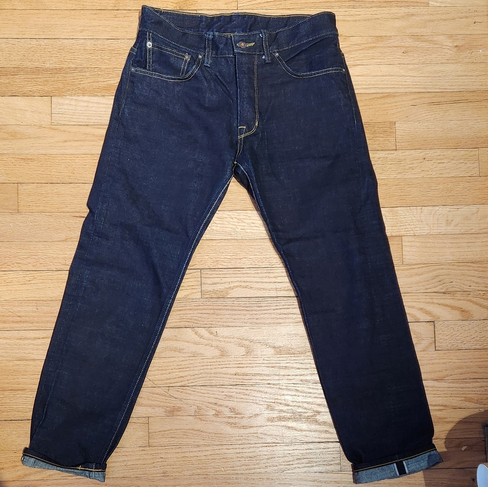 Railcar Fine Goods Spikes X056 14.75oz Dark Indigo Selvedge 32W30L